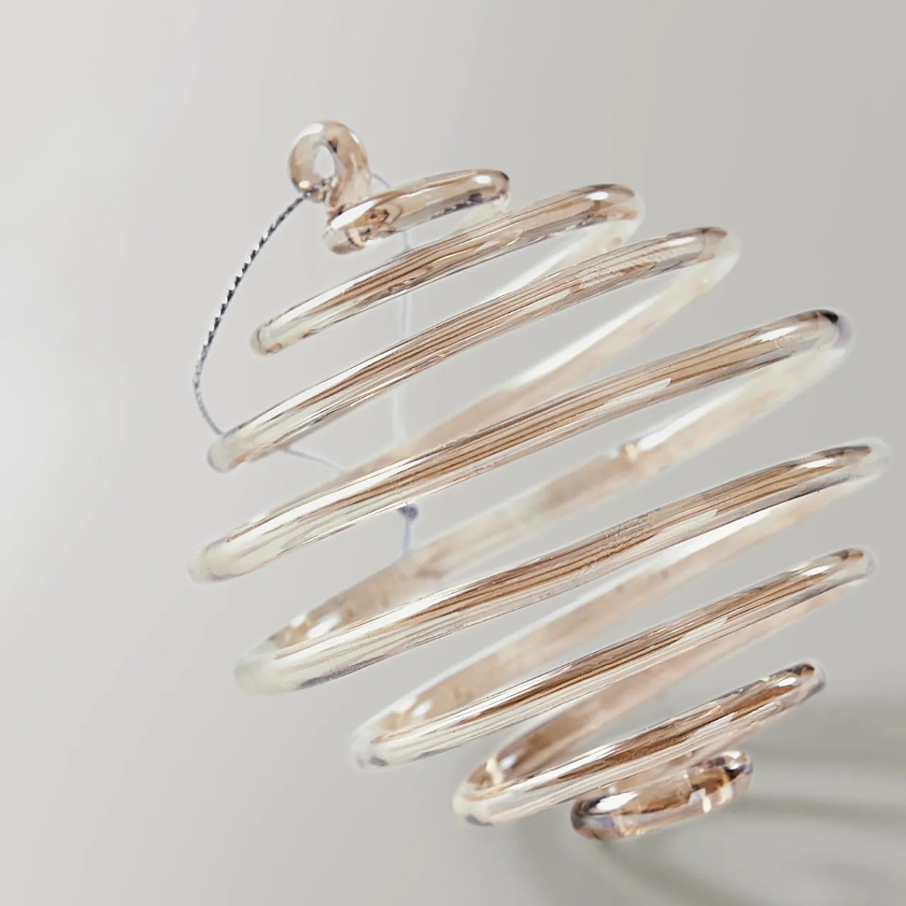 Z Gallerie Glass Spiral Ornament - Set of 4> Ornaments | Décor Sale