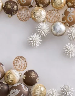 Z Gallerie Glass Spiral Ornament - Set of 4><noscript><img width=
