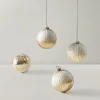 Z Gallerie Glitter Stripe Ornament Gold - Set of 4> Ornaments | Décor Sale