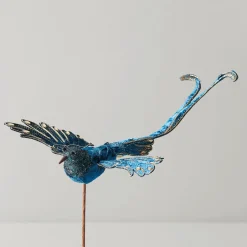 Z Gallerie Glittered Bird Tree Pick - Set of 3><noscript><img width=