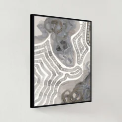 Z Gallerie Groovy Gray I> Series | Framed Art