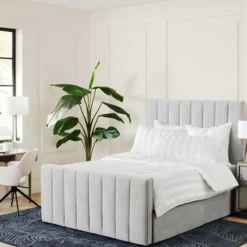 Z Gallerie Hadley Storage Bed With Channeled Footboard><noscript><img width=