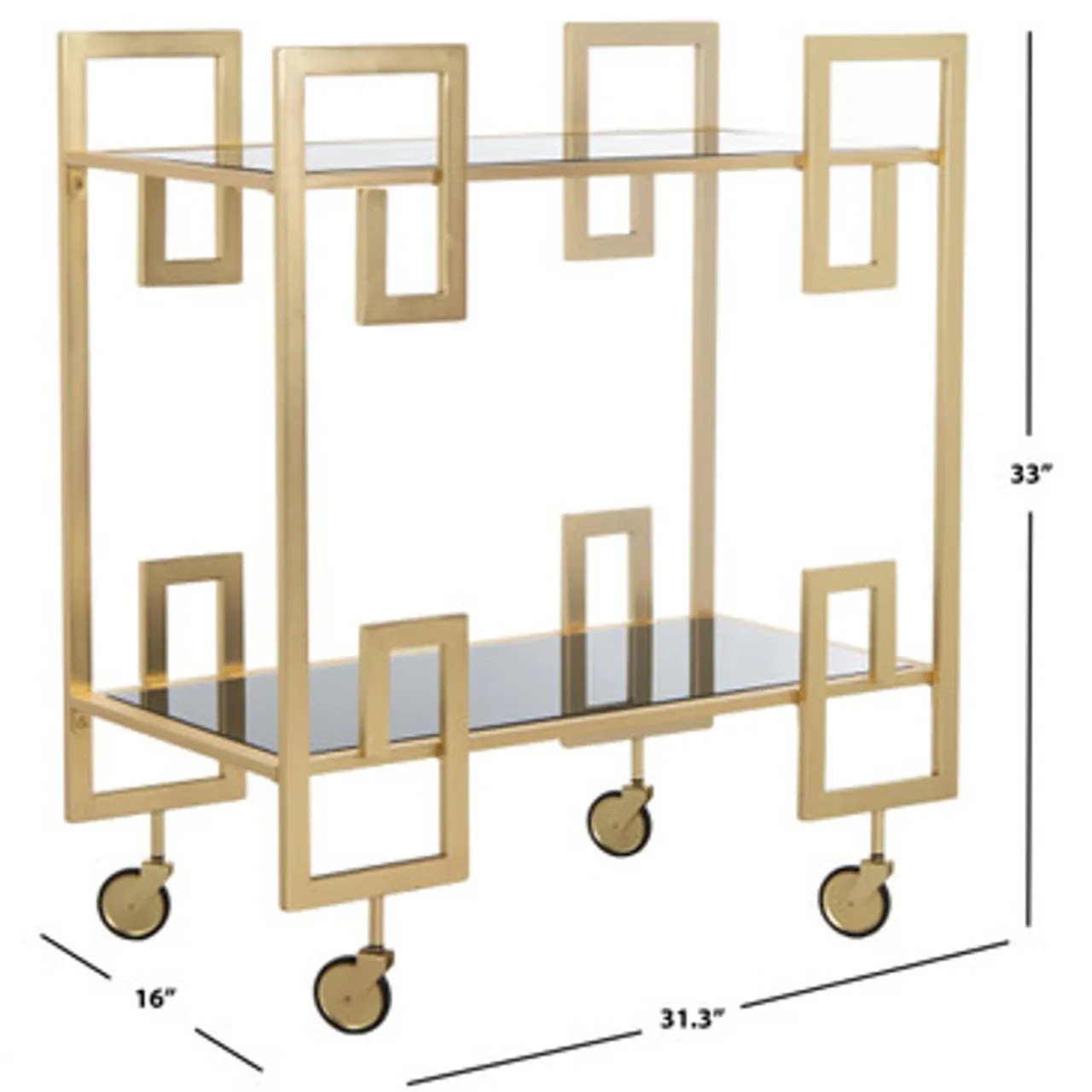 Z Gallerie Harlow Bar Cart> Barware & Entertaining | Tabletop Sale