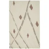 Z Gallerie Harlow Rug - Ivory/Brown> Modern Rugs | Pattern Rugs