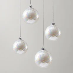 Z Gallerie Iridescent Swirl Ornament - Set of 4> Ornaments | Décor Sale