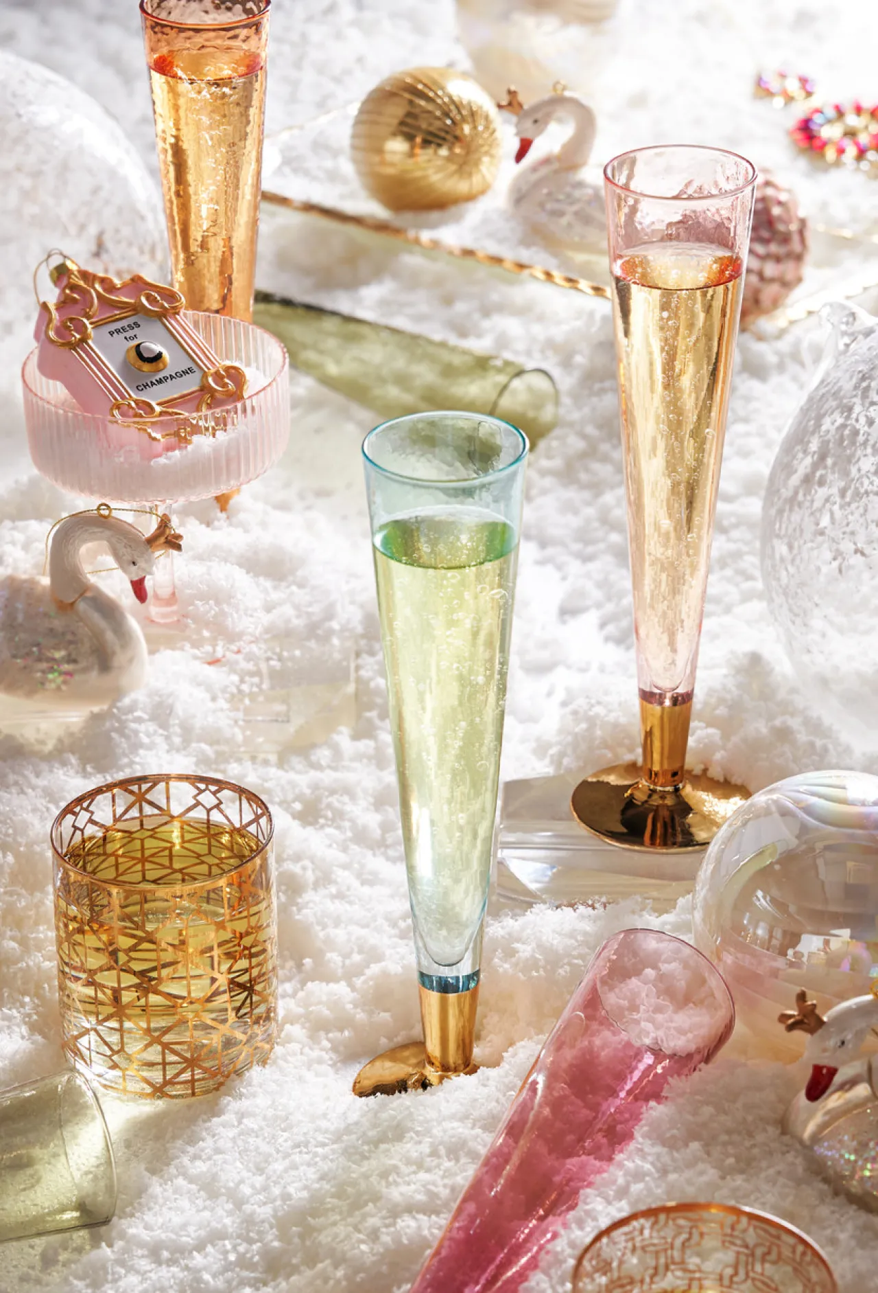 Z Gallerie Iridescent Swirl Ornament - Set of 4> Ornaments | Décor Sale