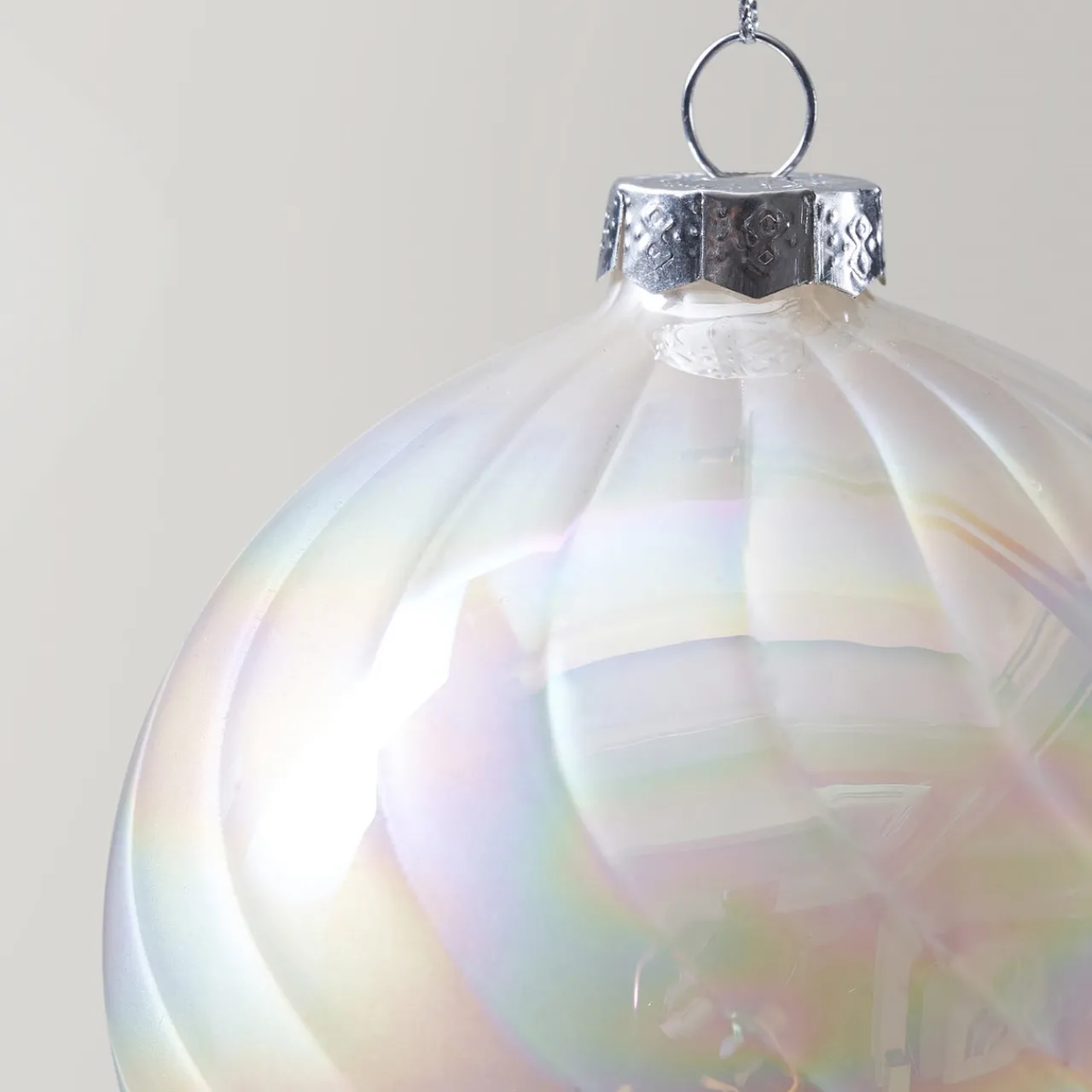 Z Gallerie Iridescent Swirl Ornament - Set of 4> Ornaments | Décor Sale