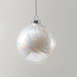 Z Gallerie Iridescent Swirl Ornament - Set of 4><noscript><img width=