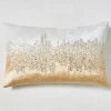 Z Gallerie Joie De Vivre Lumbar Pillow - Gold> Textile Sale | Patterned Pillows