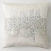 Z Gallerie Joie De Vivre Pillow 22" - Grey> Textile Sale | Patterned Pillows