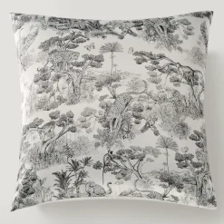 Z Gallerie Jungle Toile Bedding Set - Ivory/Black><noscript><img width=