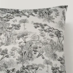 Z Gallerie Jungle Toile Bedding Set - Ivory/Black><noscript><img width=