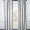 Z Gallerie Kinley Stripe Grey - Custom> Patterned Window Panels | Custom Window Panels