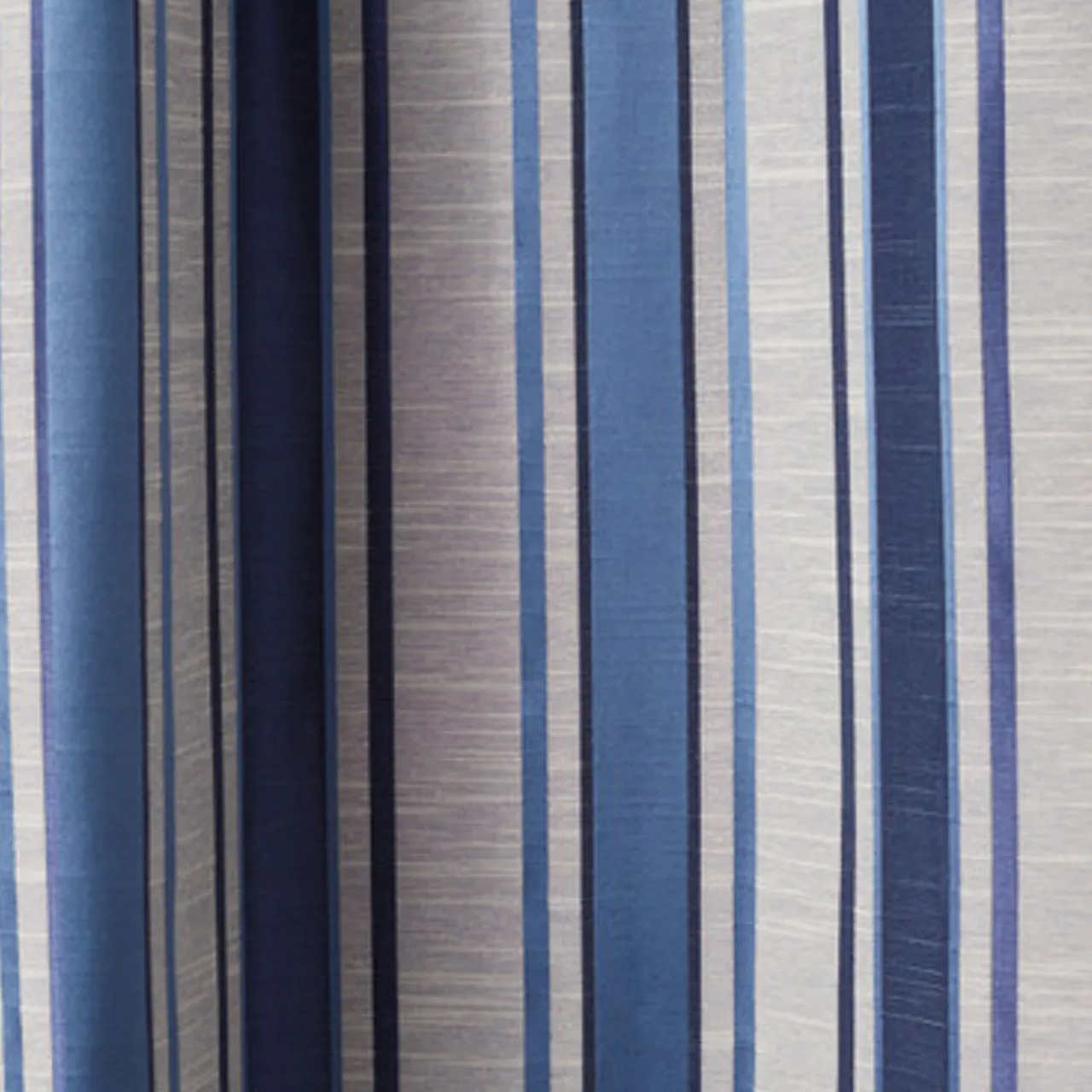 Z Gallerie Kinley Stripe Sapphire - Custom> Patterned Window Panels | Custom Window Panels