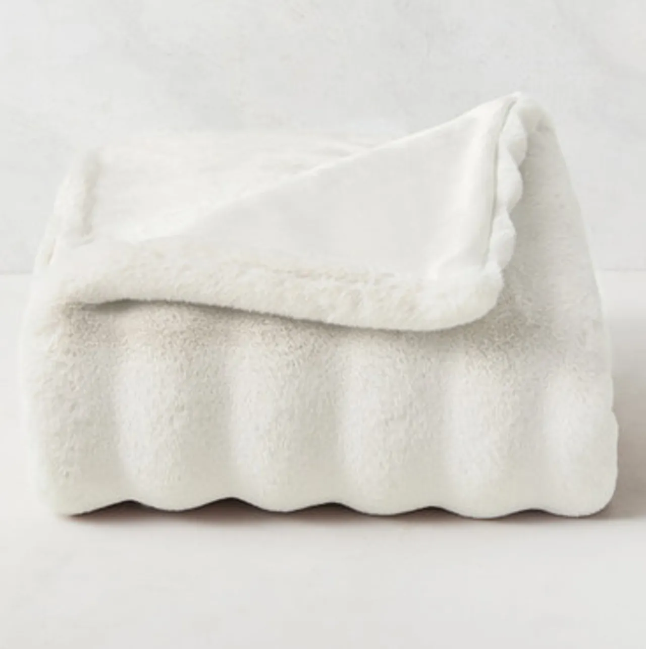 Z Gallerie Kira Throw - Ivory> Solid Throws | Textile Sale