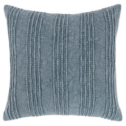 Z Gallerie Kyrie Pillow 22" - Sea Fog Blue> Textile Sale | Solid Pillows