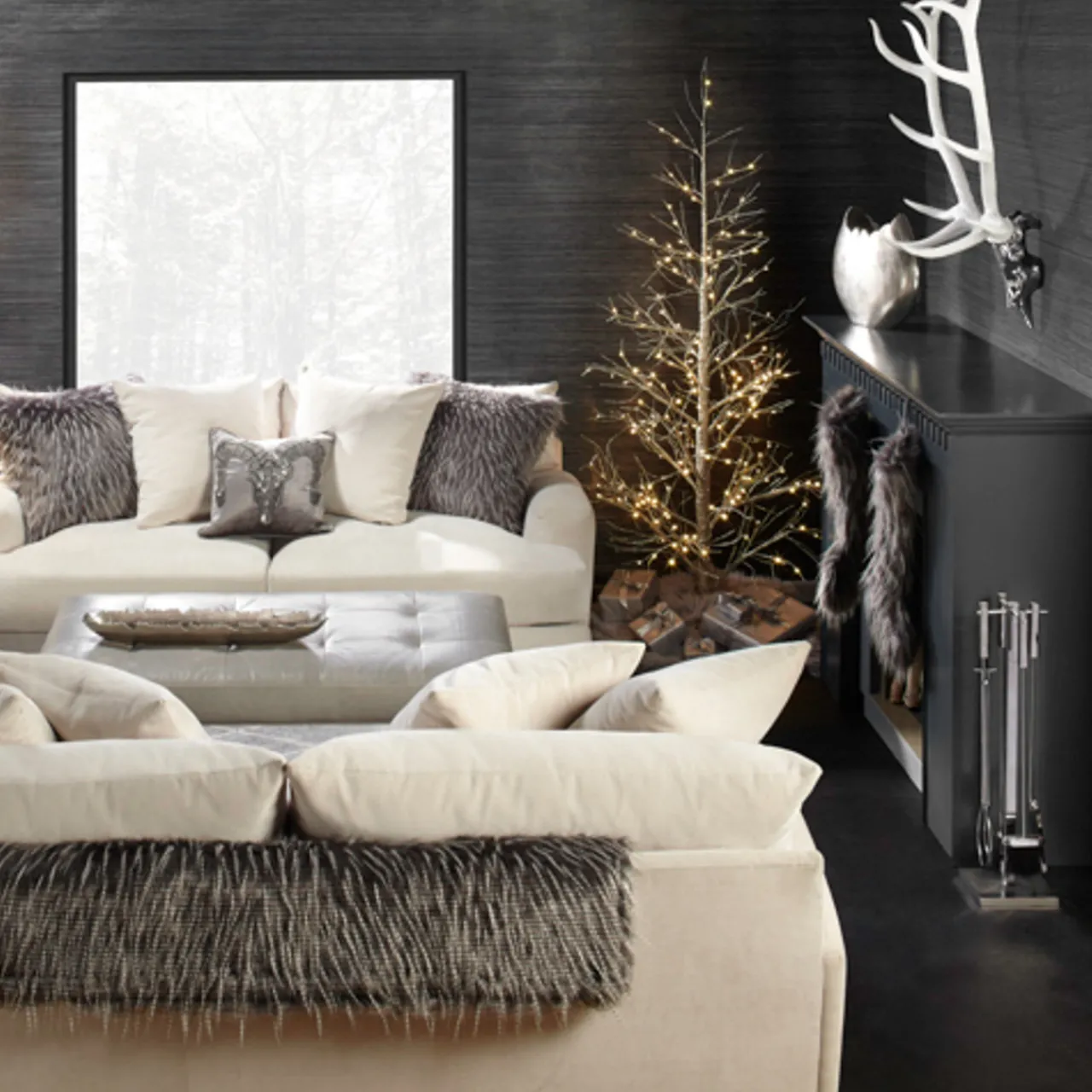 Z Gallerie LED Glitter Tree 7'> Décor | Floral