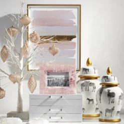 Z Gallerie LED Glitter Tree 3' - Silver><noscript><img width=