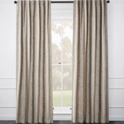 Z Gallerie Leo Leopard Charcoal - Custom> Patterned Window Panels | Custom Window Panels