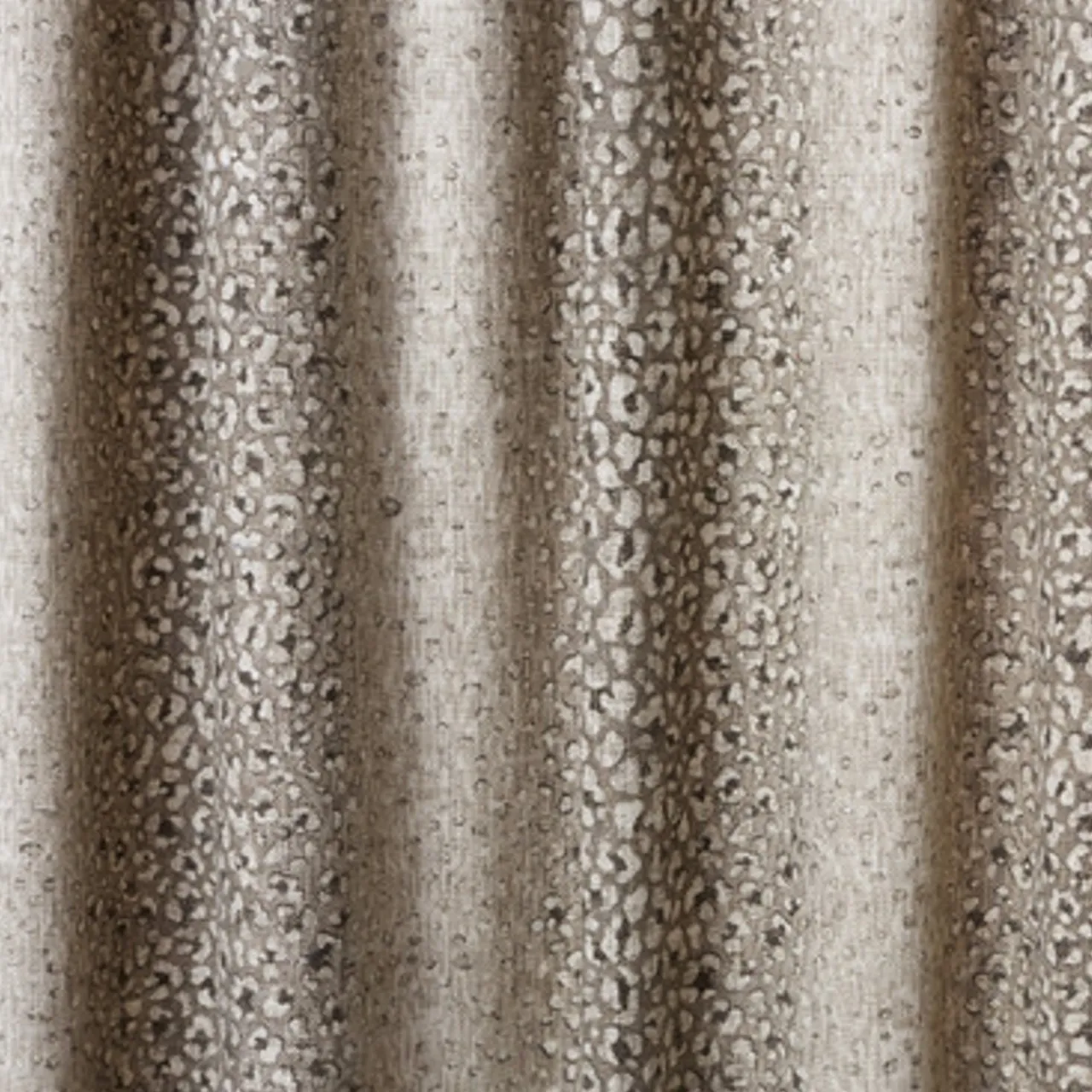 Z Gallerie Leo Leopard Charcoal - Custom> Patterned Window Panels | Custom Window Panels