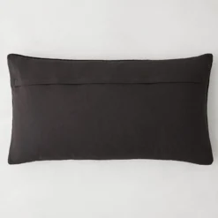 Z Gallerie Linus Lumbar Pillow - Black> Textile Sale | Pillows