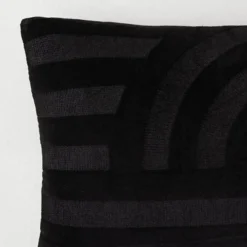 Z Gallerie Linus Lumbar Pillow - Black><noscript><img width=