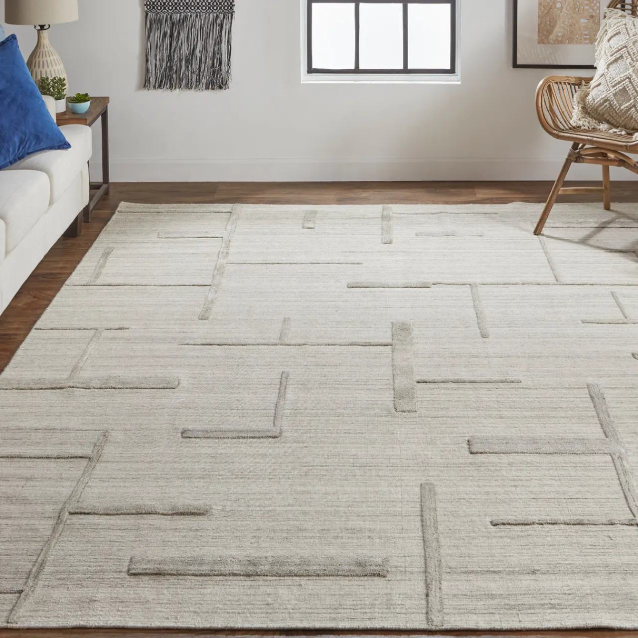 Z Gallerie Longridge Rug - Ivory> Modern Rugs | Pattern Rugs