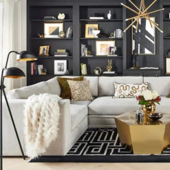 Z Gallerie Luka Corner Sectional - 3 PC><noscript><img width=