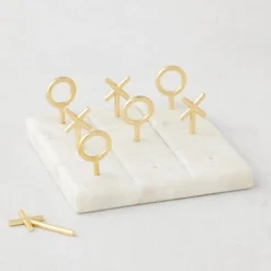 Z Gallerie Marble Tic Tac Toe> Games | Décor Sale