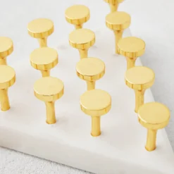 Z Gallerie Marble Triangle Peg Solitaire><noscript><img width=