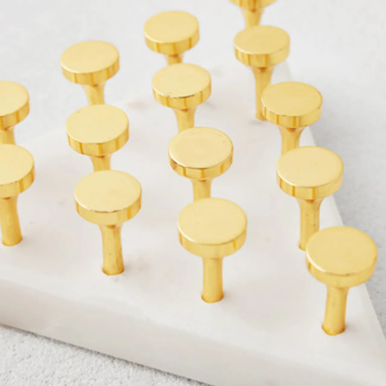 Z Gallerie Marble Triangle Peg Solitaire> Games | Décor Sale