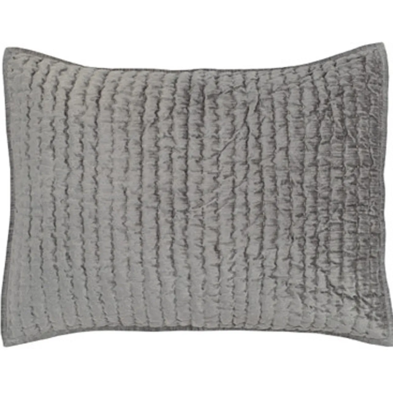 Z Gallerie Mardon Velvet Bedding - Silver> Textured Bedding | Velvet Bedding