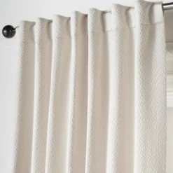 Z Gallerie Marlowe Textured Pearl - Custom> Solid Window Panels | Custom Window Panels