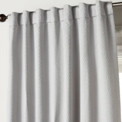 Z Gallerie Marlowe Textured Silver - Custom> Solid Window Panels | Custom Window Panels