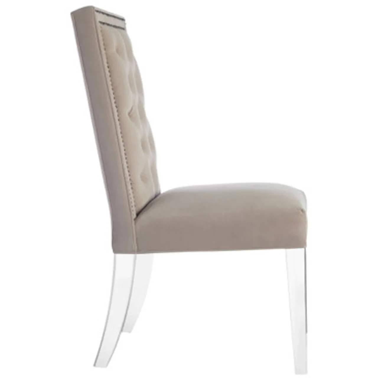 Z Gallerie Maxwell Dining Chair With Nailheads - Acrylic> Dining Chairs