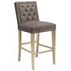 Z Gallerie Maxwell Stool - Wash Oak> Dining Chairs