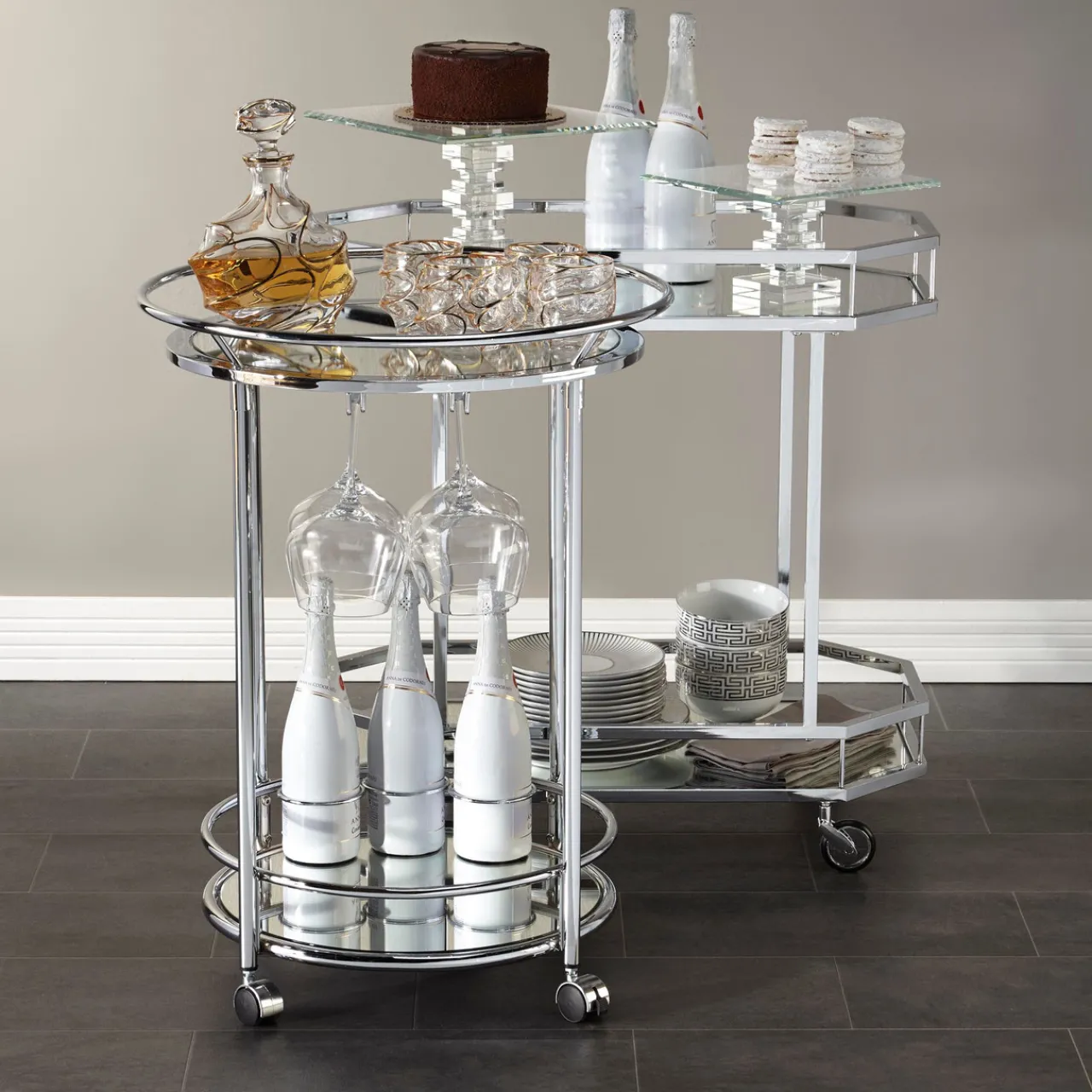 Z Gallerie Metropolitan Bar Cart> Barware & Entertaining | Tabletop Sale