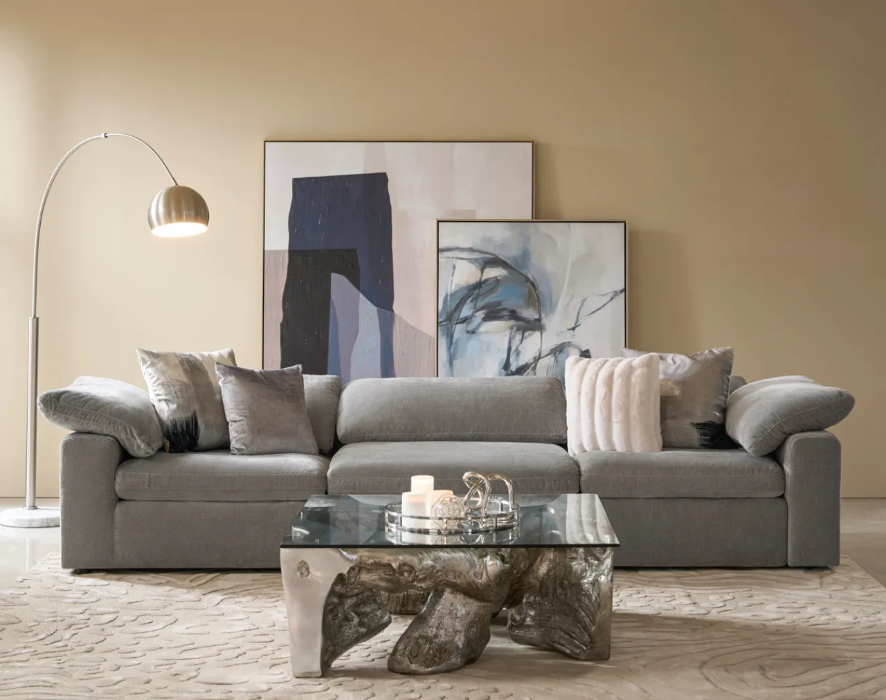 Z Gallerie Milo Reclining Cloud Sectional> Reclining | Sectionals