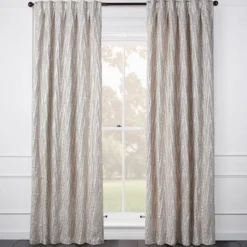 Z Gallerie Minka Textured Natural - Custom> Patterned Window Panels | Custom Window Panels