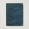 Z Gallerie Movement in Blue I> Series | Framed Art