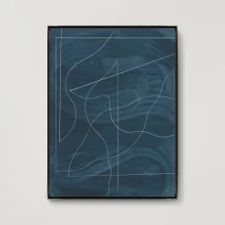 Z Gallerie Movement in Blue I> Series | Framed Art