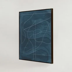 Z Gallerie Movement in Blue I> Series | Framed Art