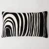Z Gallerie Nemy Lumbar Pillow - Black/White> Textile Sale | New Pillows