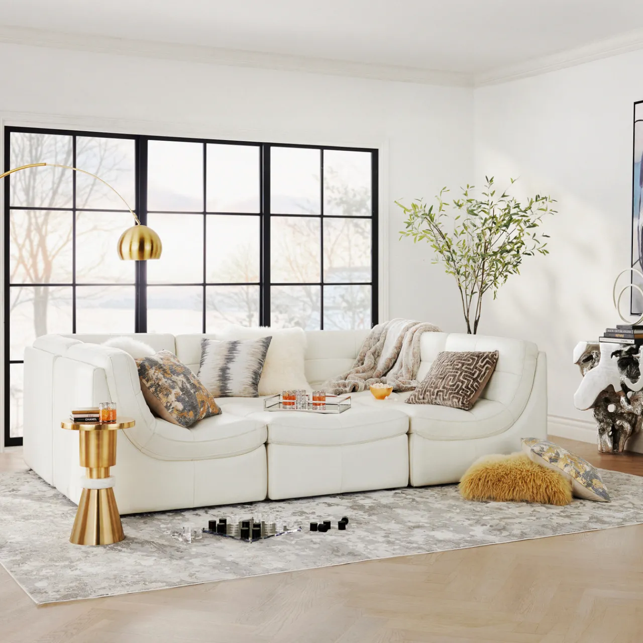 Z Gallerie Nikki Chu - Aria Accent Table - 22.5"H> Gift | Side Tables