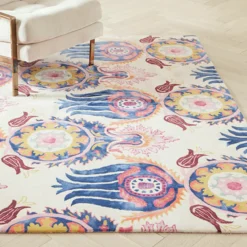 Z Gallerie Nikki Chu - Asham Rug - Sunset> Modern Rugs | Pattern Rugs