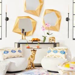 Z Gallerie Nikki Chu - Cheetah Accent Table><noscript><img width=
