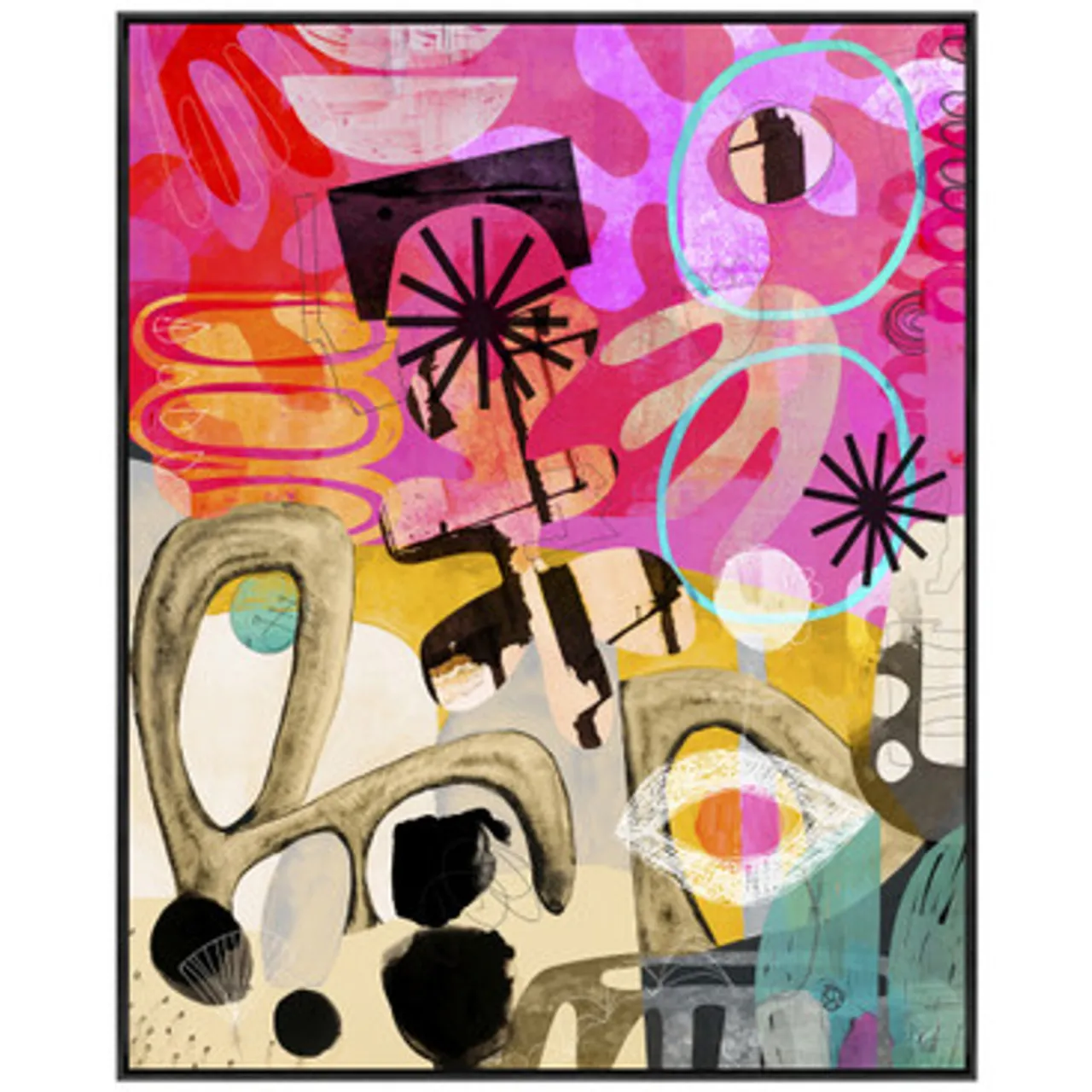 Z Gallerie Nikki Chu - Pinky Fine> Framed Art | Canvas