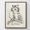 Z Gallerie Nikki Chu - Smoking Tiger> Framed Art | Canvas