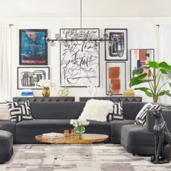 Z Gallerie Nikki Chu - Winehouse Rug - Black><noscript><img width=