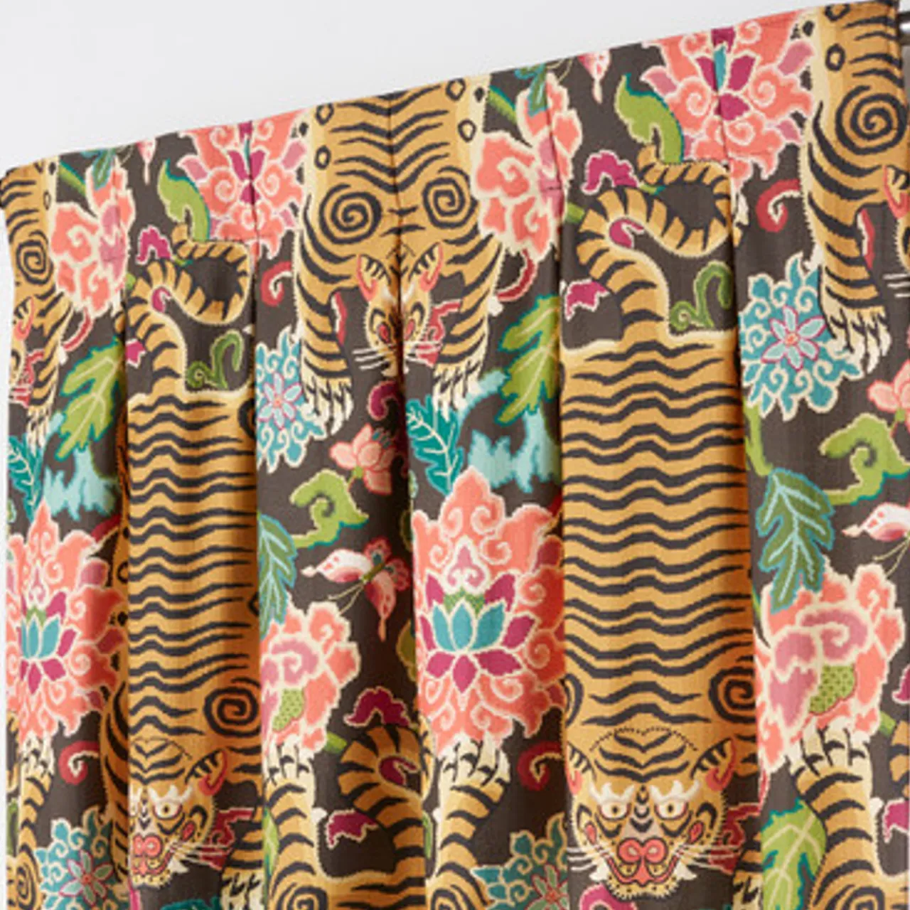 Z Gallerie Nimer Gold/Multi - Custom> Patterned Window Panels | Custom Window Panels